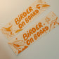 Birder on Board Bumper Sticker | Backyard Bird Design