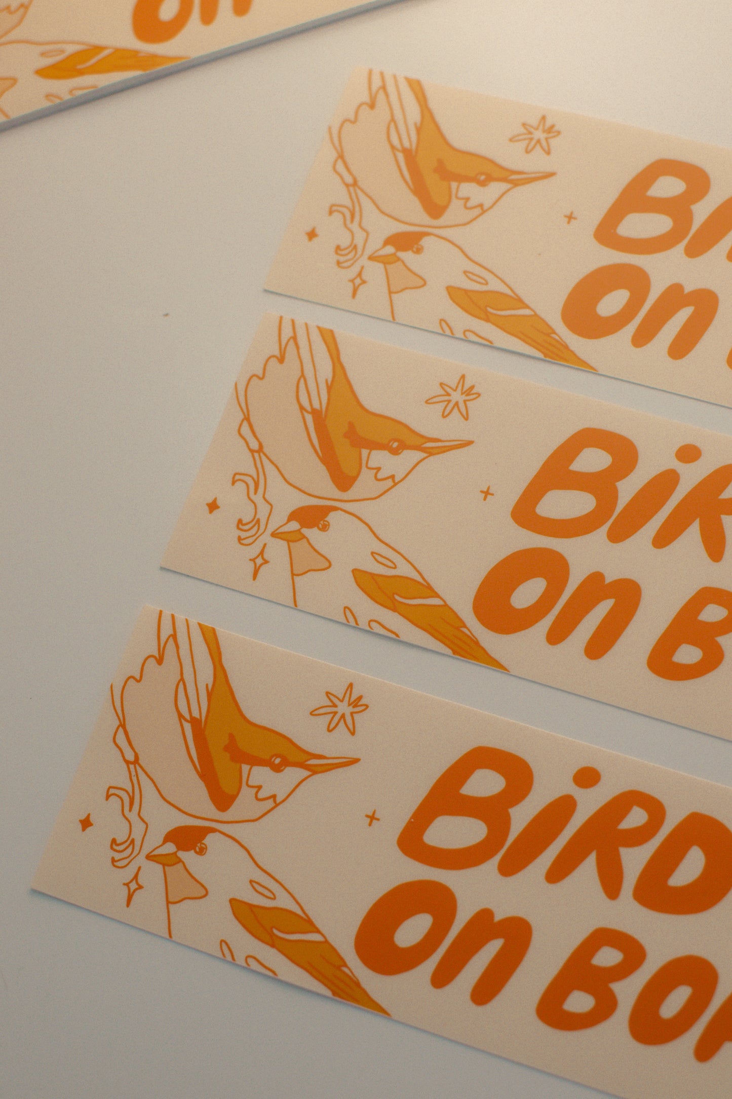 Birder on Board Bumper Sticker | Backyard Bird Design