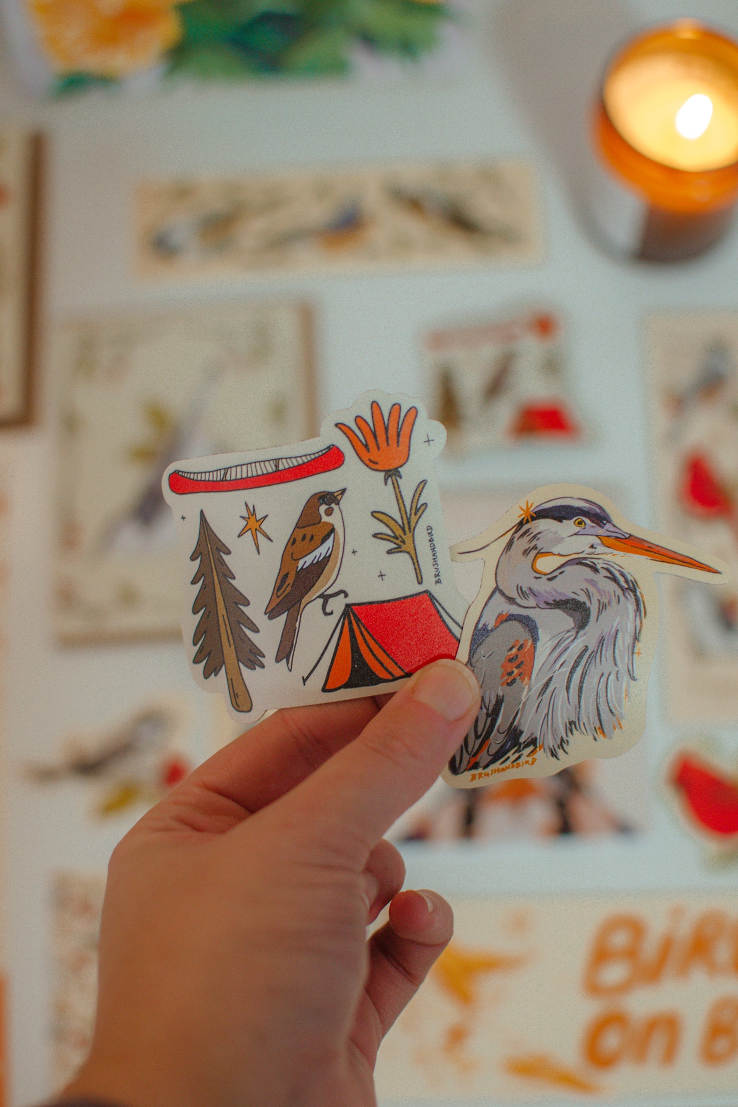 Camping Magnet | Nature Adventure Illustration Design