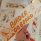 Birder on Board Bumper Sticker | Woodpecker Design