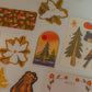Wild Pines Sticker | Nature Lover Gift, Outdoorsy Vinyl Waterproof Die Cut Sticker