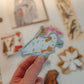 White Duck Magnet | Illustrated Bird Souvenir and Gift