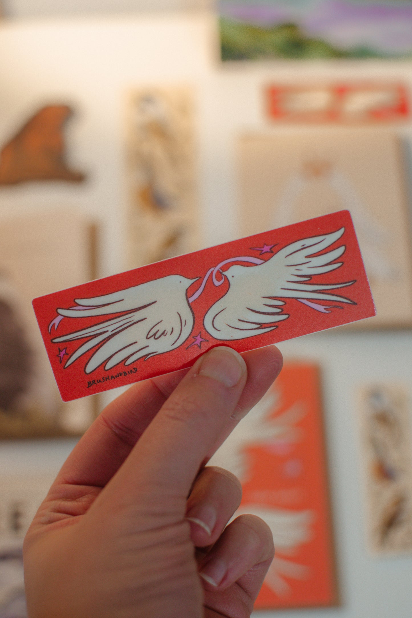 Love Birds Sticker | Pair of Birds Vinyl Diecut Sticker