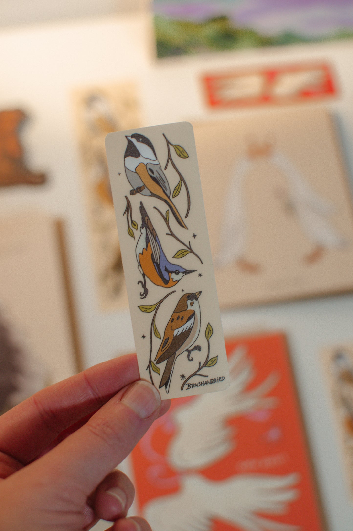 Backyard Birds Sticker | Three Canadian Birds Vinyl Sticker