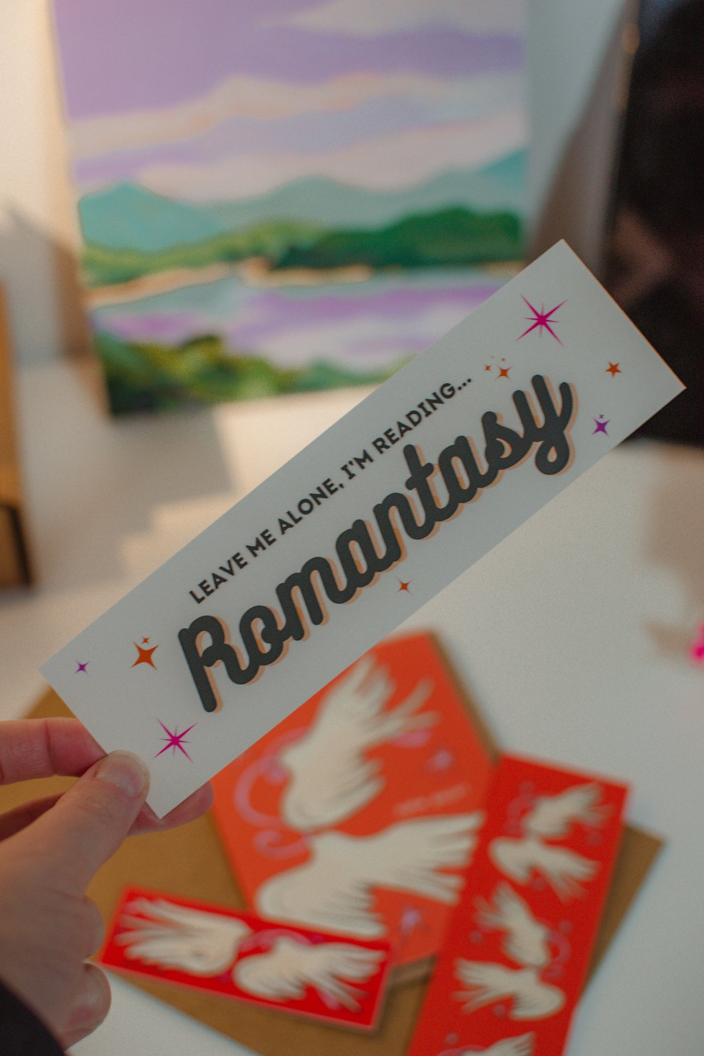 Anti-Social Book Club Bookmark | Leave me Alone I'm Reading Romantasy
