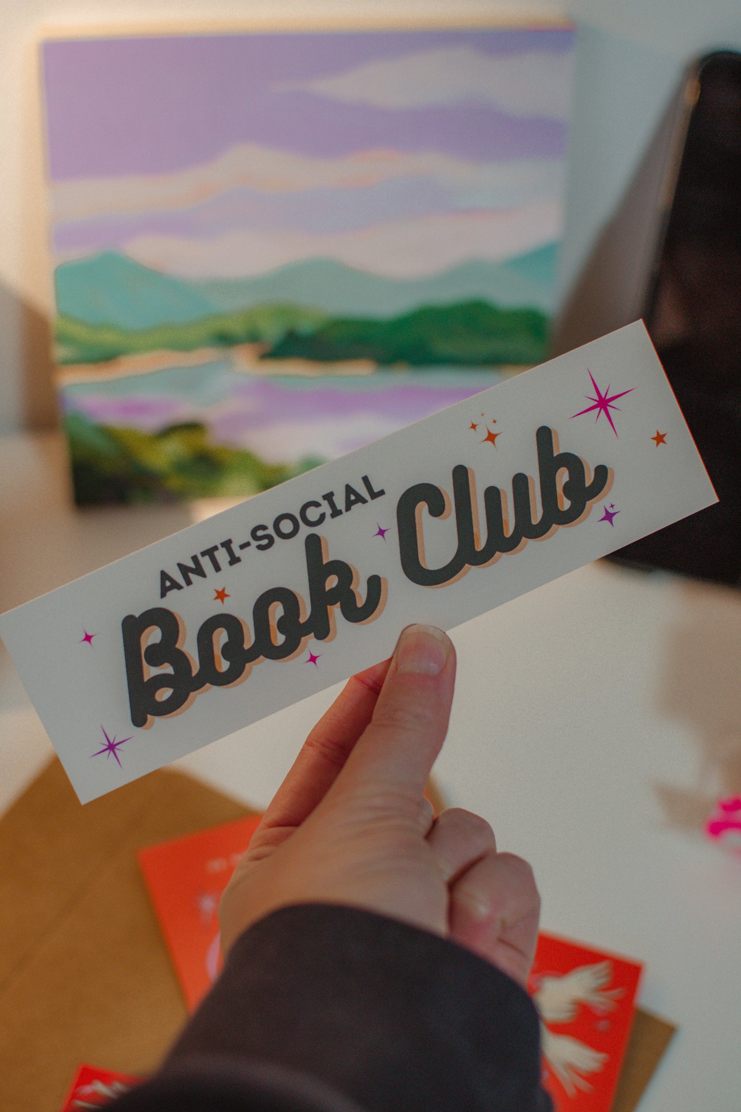 Anti-Social Book Club Bookmark | Leave me Alone I'm Reading Romantasy