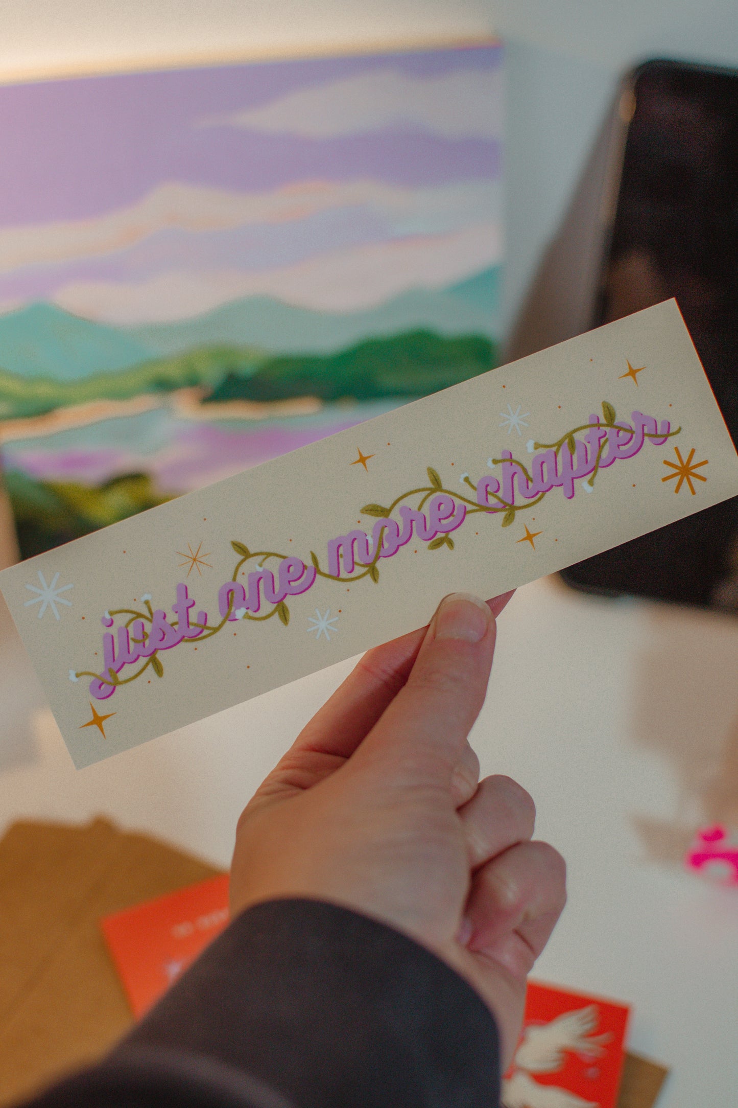 Fantasy Sword Bookmark | Just One More Chapter Reader Gift