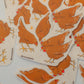 Brown Chickens Vinyl Sticker | Illustrated Hens Sticker