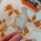 White Hen Vinyl Sticker | Hand-Illustrated Chicken Sticker