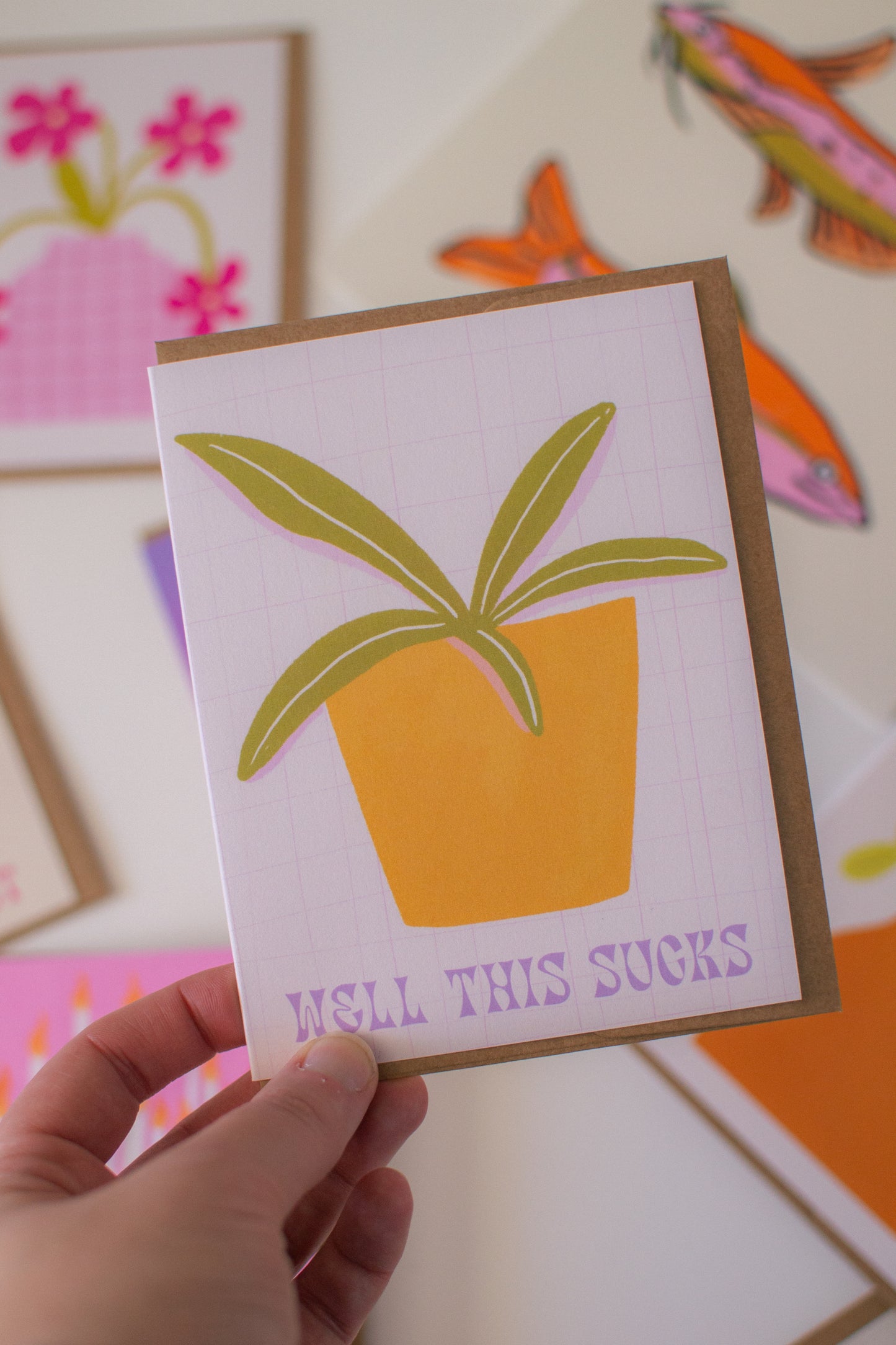 Well This Sucks Greeting Card | Alternative Sympathy Card, Thinking of You