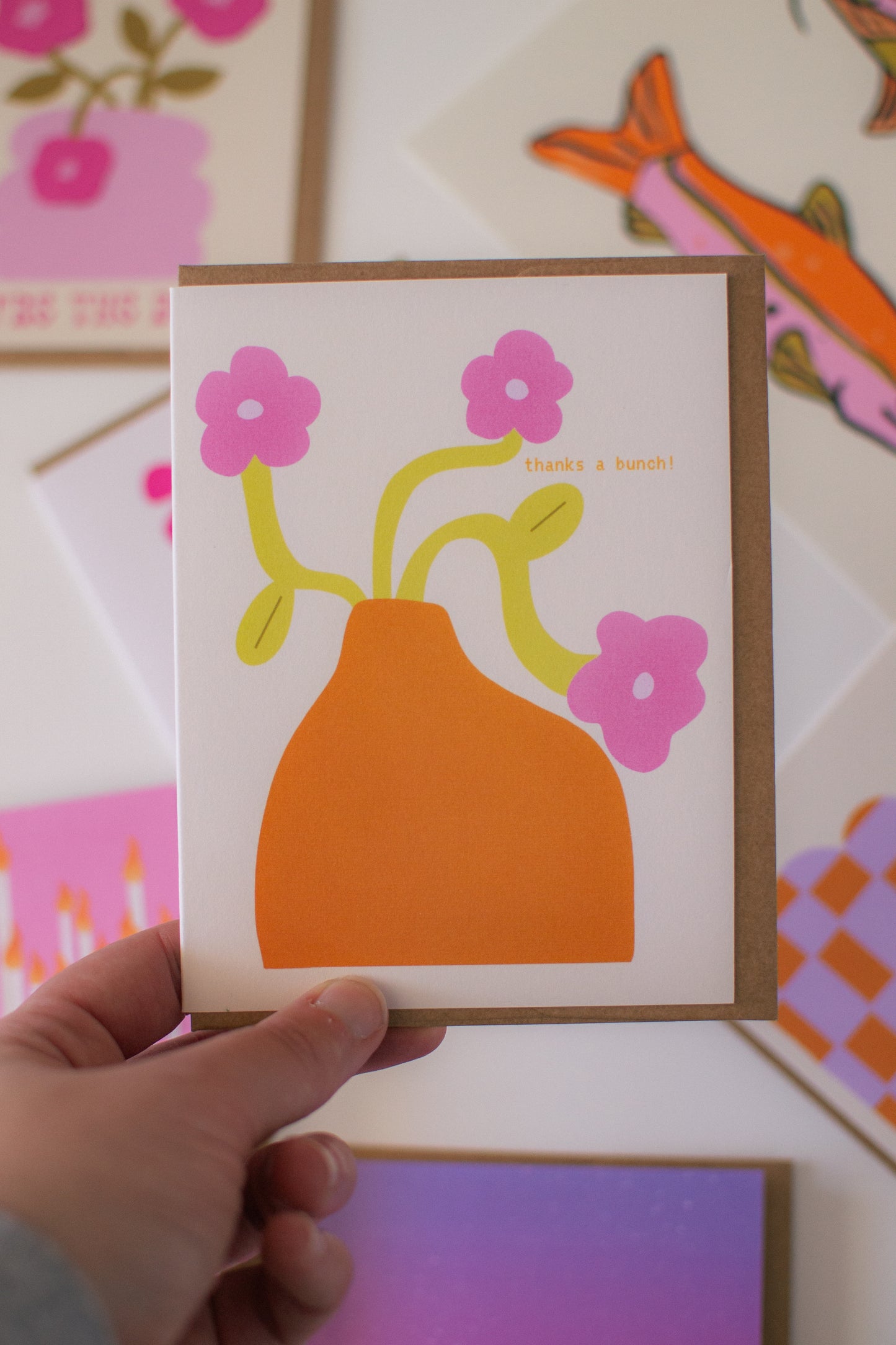 Thanks a Bunch | Retro Flower Pot Card