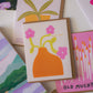 Thanks a Bunch | Retro Flower Pot Card