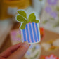 Vibrant House Plant Sticker | Waterproof Vinyl Sticker
