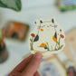 Chubby Cat Sticker | Grumpy Kitty Sticker