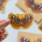 Field Crescent Butterfly Vinyl Sticker | Nature Lover Gift
