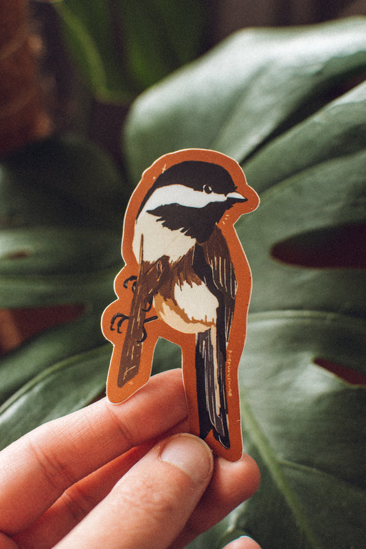 Chickadee Sticker | Cute Bird Sticker