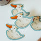 Flower Duck Sticker | Cute Farm Animal Vinyl Sticker