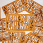 Grow Your Own Way Sticker | Hippie Typography Vinyl Sticker