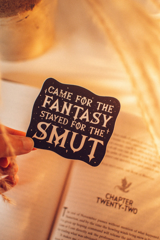 Fantasy Smut Sticker | Bookish Romantasy Vinyl Sticker