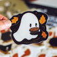 Coffee Ghost Sticker | Cute Halloween Vinyl Sticker