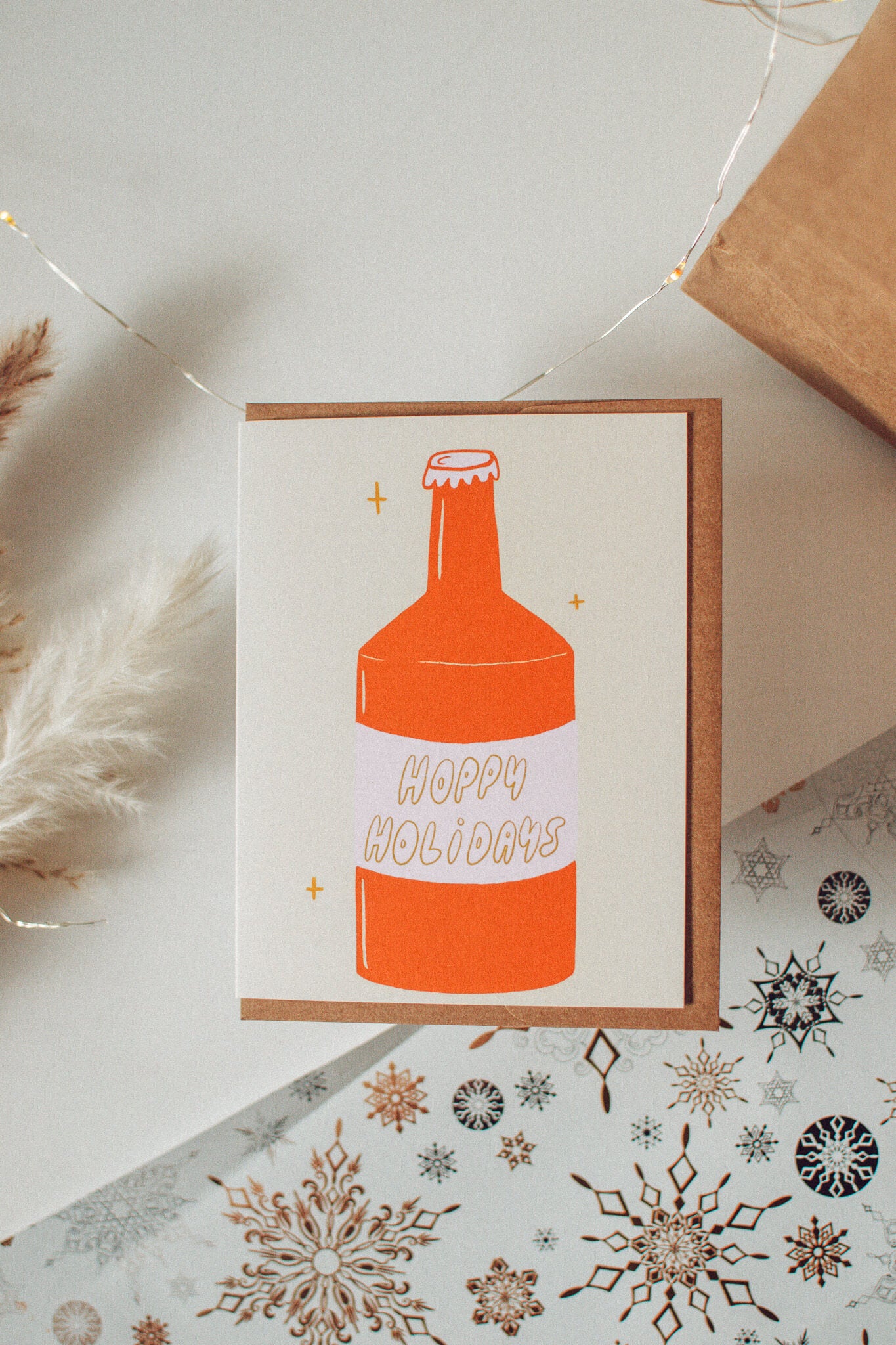 Hoppy Holidays Card | Beer Lover Greeting Card
