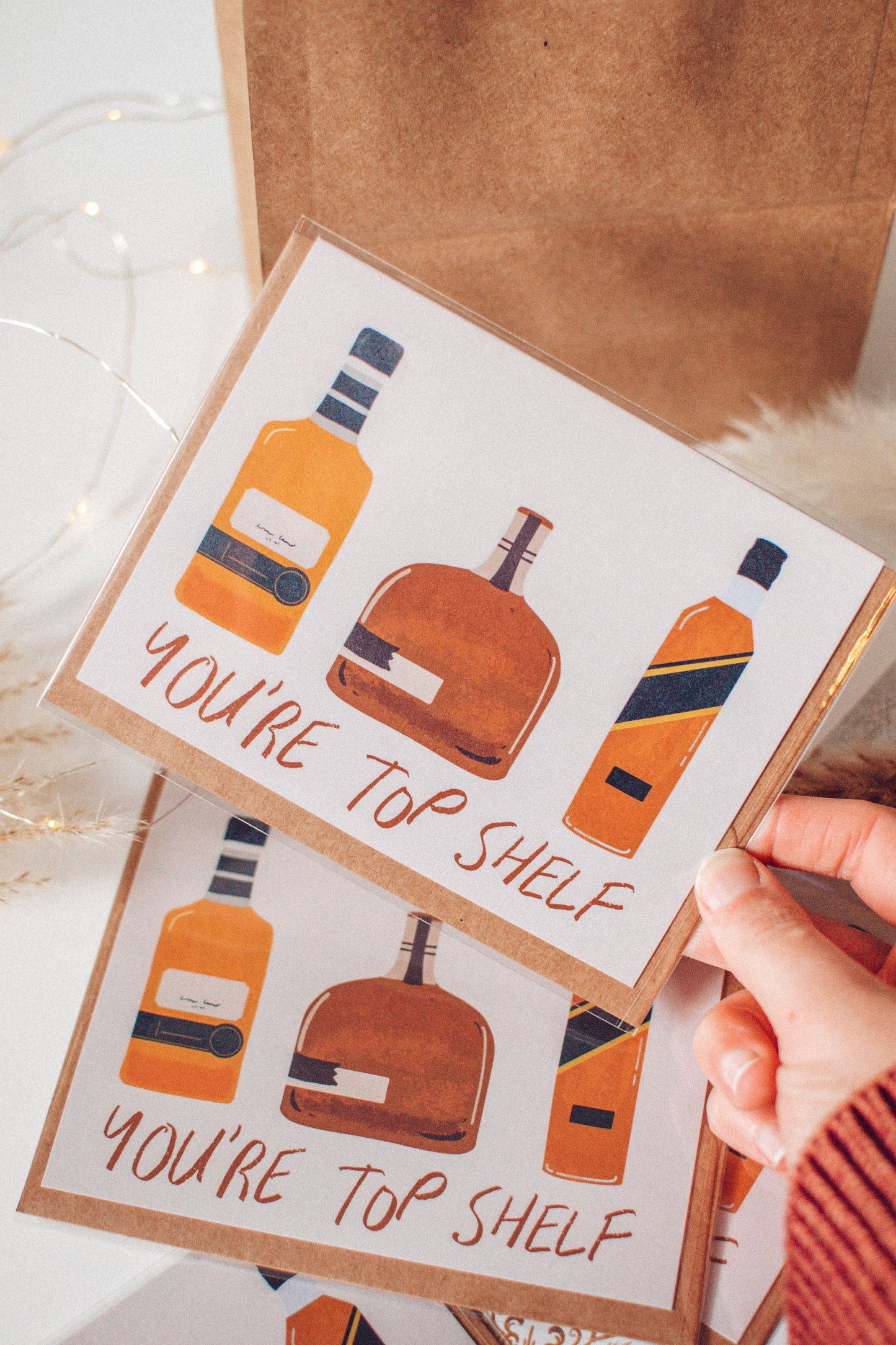 You're Top Shelf Card | Greeting Card for Dad, Birthday, Multi Occassion