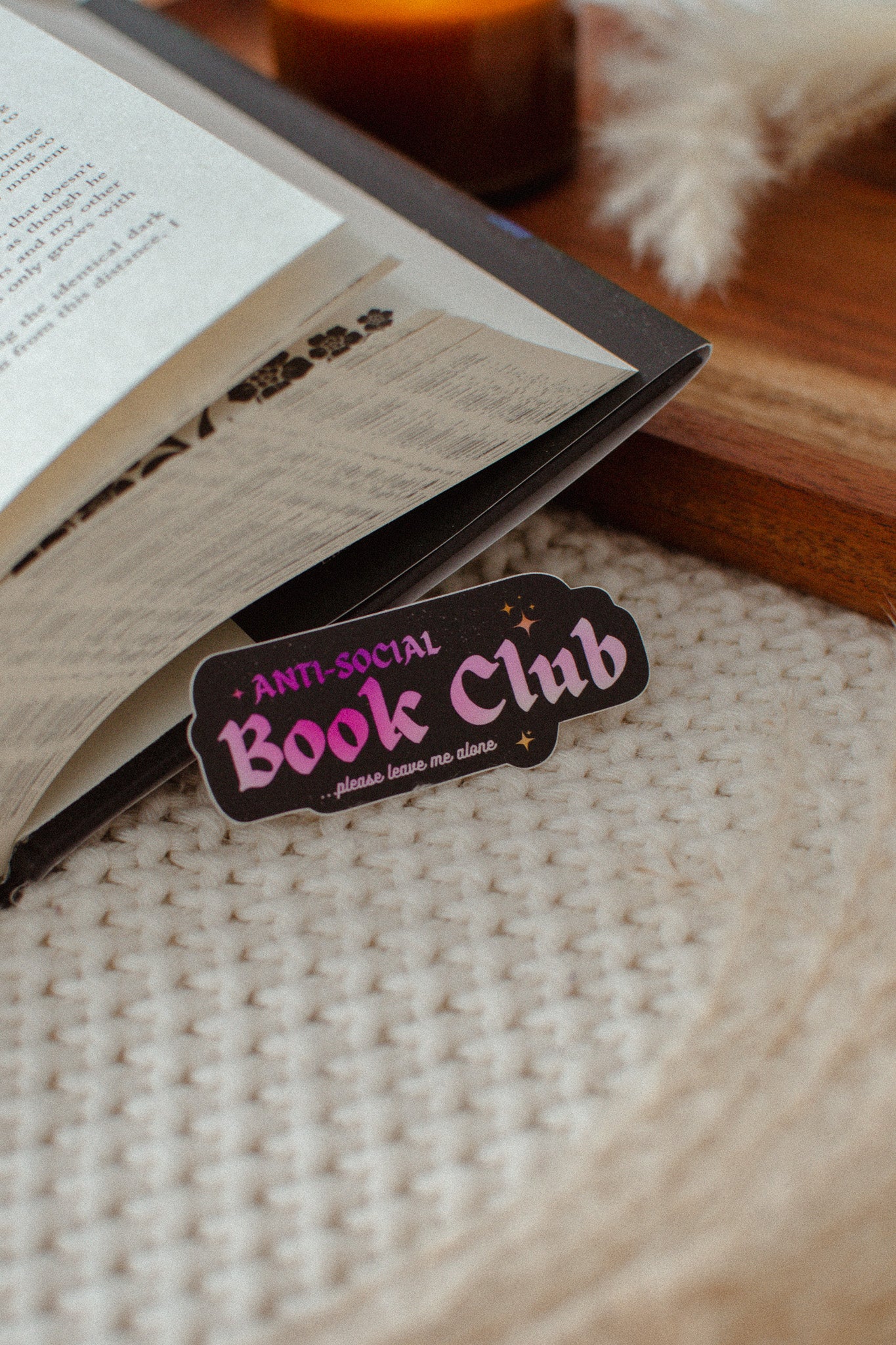 Anti-Social Book Club Sticker | Kindle Vinyl Sticker