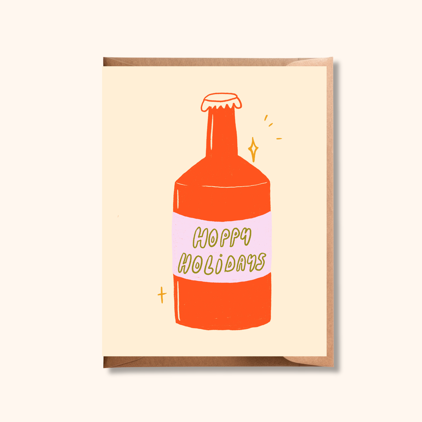 Hoppy Holidays Card | Beer Lover Greeting Card