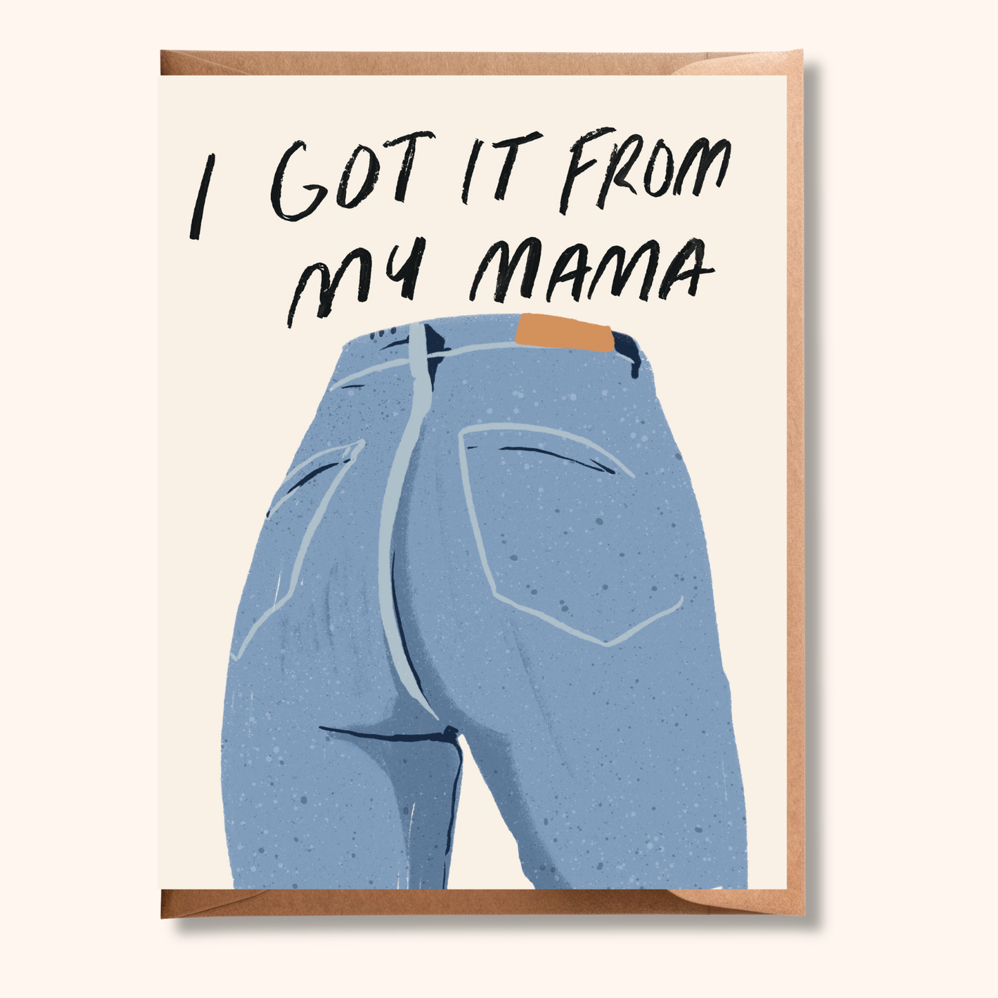 Funny Mother's Day Card | Mom Jeans Card