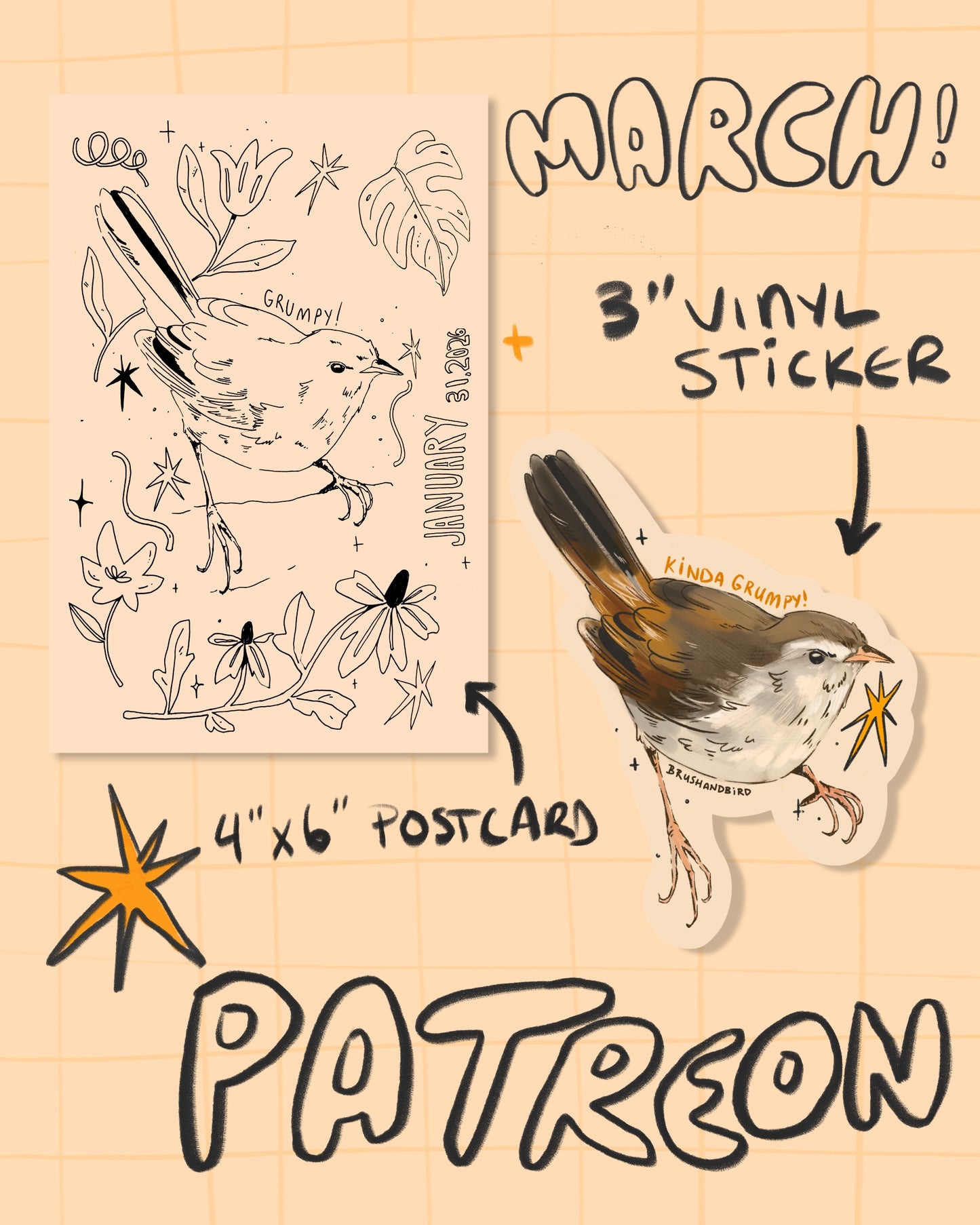 Monthly Snail Mail (Pre-Order)