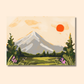 Mountain Landscape Postcard | Outdoorsy Summer 5x7 Mini Print