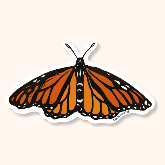 Monarch Butterfly Sticker | Butterfly Vinyl Sticker