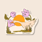 Goose Sticker | Day Stroll in the Flower Garden Vinyl Die Cut Sticker