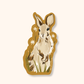 Meadow Bunny Sticker | Cute Wildlife Vinyl Decal