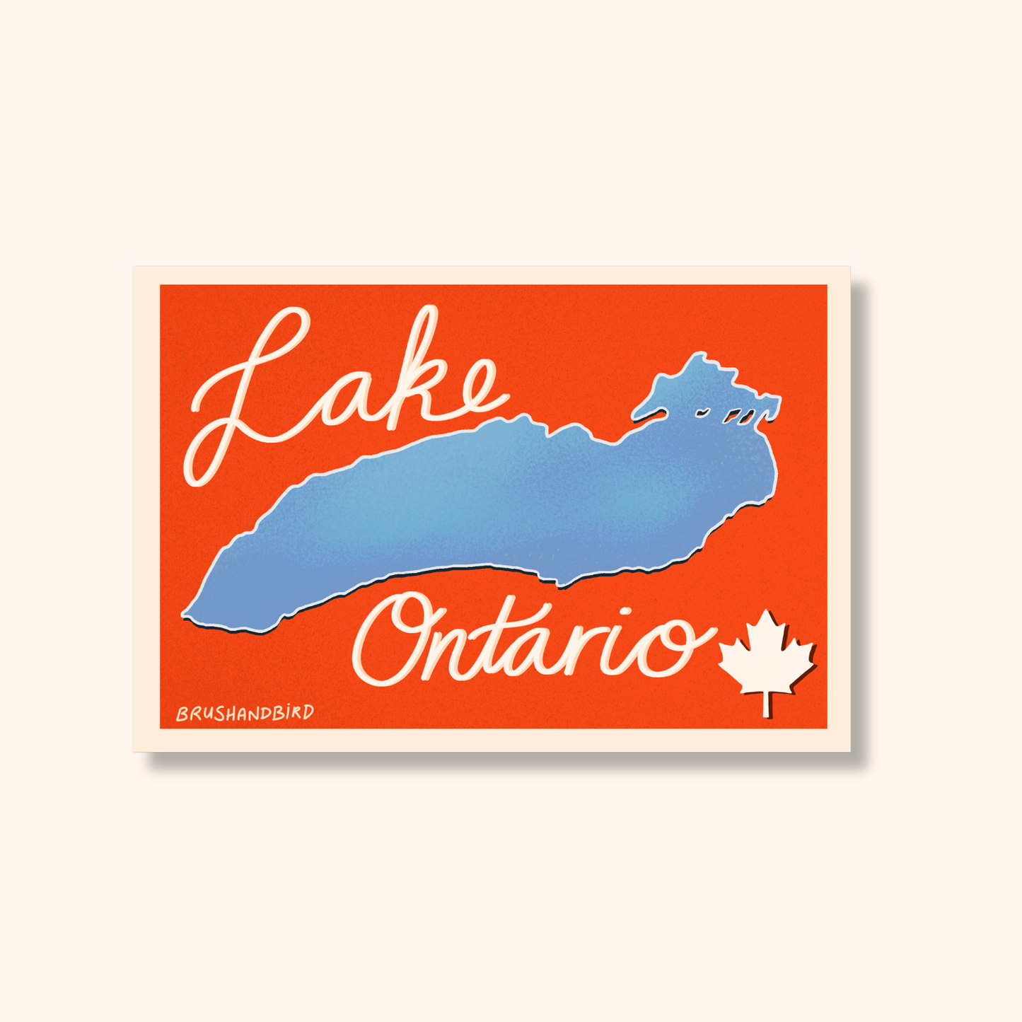 Lake Ontario Sticker | Canada Great Lakes Waterproof Vinyl Sticker PRE-ORDER