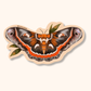 Cecropia Moth Vinyl Sticker | Nature Lover Gift