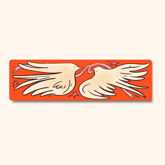 Love Birds Sticker | Pair of Birds Vinyl Diecut Sticker