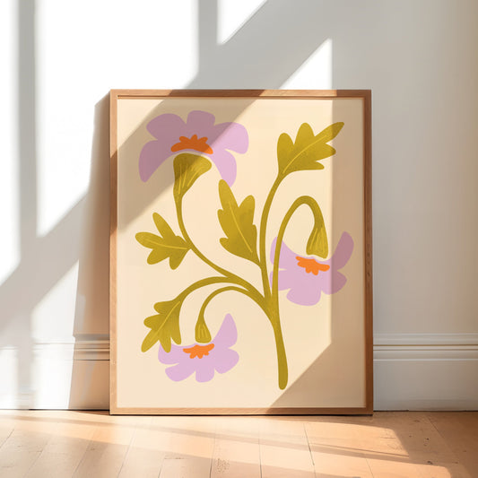 Spring Flower Poster | Home Decor Wall Art Print