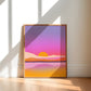 Desert Sunset Art Print | 8 x 10 Colorful Landscape