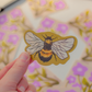 Bumblebee Sticker | Hand-drawn Bee Vinyl Die Cut Sticker
