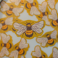 Bumblebee Sticker | Hand-drawn Bee Vinyl Die Cut Sticker