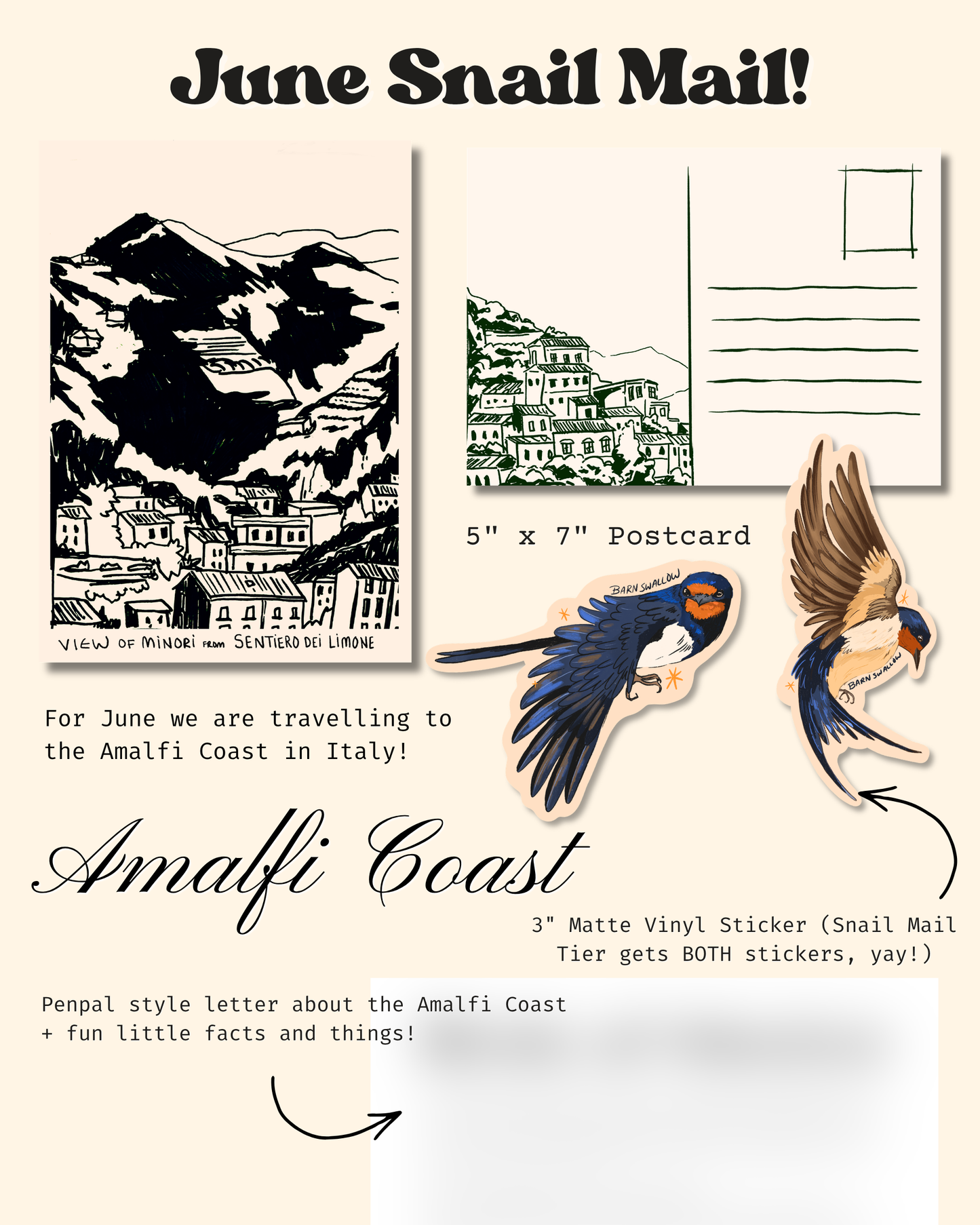 Monthly Snail Mail (Pre-Order)