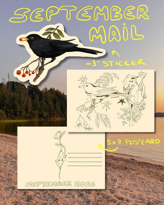 September Monthly Snail Mail