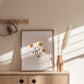 Dandelion Art Print | Yellow and Orange Flowers Print